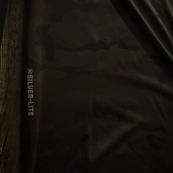 ASRV Camo Silver-lite Polygenie Performance Workout Short Sleeve Shirt DSG-0164 - Picture 3 of 6